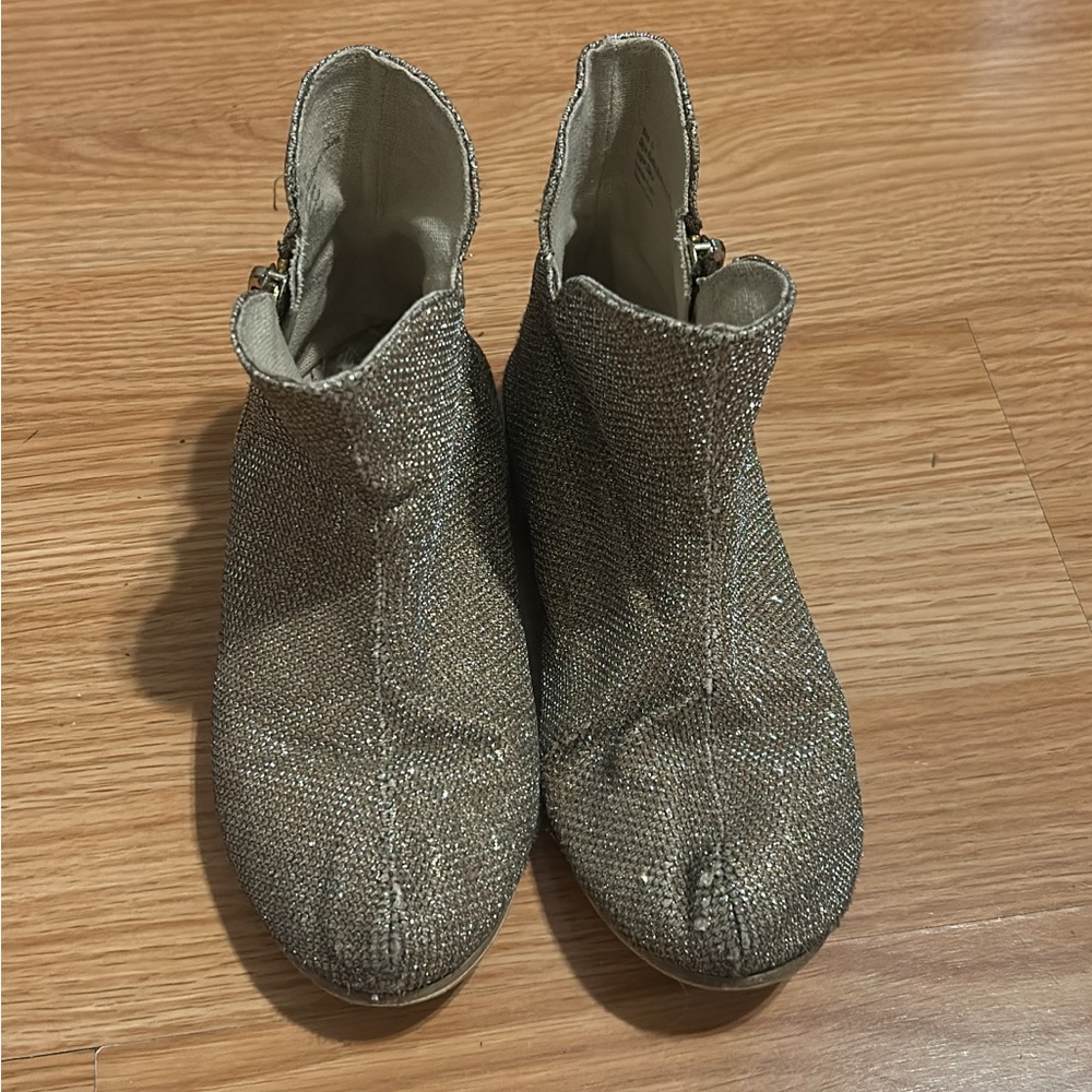 Joyfolie Gold Glitter Boots